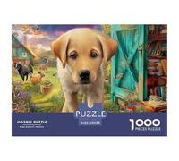 Labrador Retriever Juego De Puzzle En Familia Una Tormenta De Color Y Desafío - El Regalo Original Que Hará Inolvidable Tu Navidad, Recomendado para +14 52x38cm/1000pcs