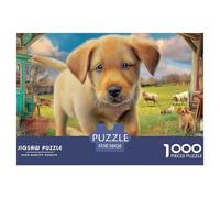 Labrador Retriever Juego De Puzzle En Familia Una Tormenta De Color Y Desafío - El Regalo Original Que Hará Inolvidable Tu Navidad, Recomendado para +14 38x26cm/1000pcs