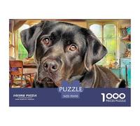 Labrador Retriever Juego De Puzzle En Familia Una Tormenta De Color Y Desafío - El Regalo Original Que Hará Inolvidable Tu Navidad, Recomendado para +14 70x50cm/1000pcs