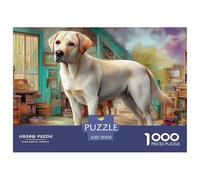 Labrador Retriever Juego De Puzzle En Familia Una Tormenta De Color Y Desafío - El Regalo Original Que Hará Inolvidable Tu Navidad, Recomendado para +14 70x50cm/1000pcs