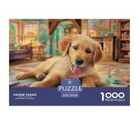 Labrador Retriever Juego De Puzzle Familiar Una Obra De Arte para Montar En Familia Fascina A Hombres Y Mujeres por Igual (A Partir De 14 Años) 70x50cm/1000pcs