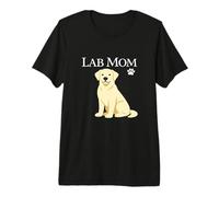Labrador Retriever Lab Mom Dog Puppy Pet Lover Camiseta Premium