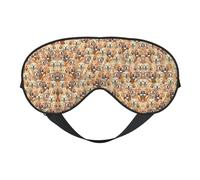 Labrador Retriever - Máscara de ojos transpirable y ajustable para dormir con correa elástica