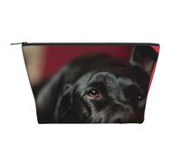 Labrador Retriever Negro Mascotas Bokeh Perros Negros, Bolsa de artículos de tocador Bolsa de Maquillaje Bolsa de cosméticos Bolsa de artículos de tocador de Viaje portátil