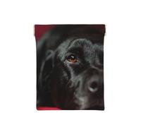 Labrador Retriever Negro Mascotas Bokeh Perros Negros, Squeeze Top Wallet Bolsa de Almacenamiento para Mujer Monedero pequeño Bolsa de Cambio