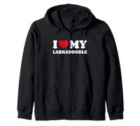 Labrador Retriever Poodle Mix I Love My Labradoodle Sudadera con Capucha