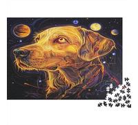 Labrador Retriever Puzzle Imposible,desafío for Adults Universo de Ciencia ficción 1000 Piezas Obra De Arte De Juego De para Adultos, Regalos A Partir De 14 Años 1000pcs (75x50cm)