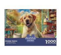 Labrador Retriever Puzzle para Adultos Obra De Arte Desafiante para Los Sentidos - El Regalo Navideño Que Conquista A Mujeres, Hombres, Adultos Y Niños (Edad Recomendada: 14+) 38x26cm/1000pcs