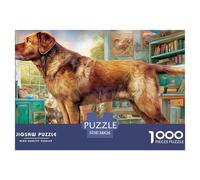 Labrador Retriever Puzzle para Adultos Un Imposible Rompecabezas De Alta Definición - El Regalo Original Y Sorprendente para Esta Navidad, Recomendado Desde 14 Años 38x26cm/1000pcs