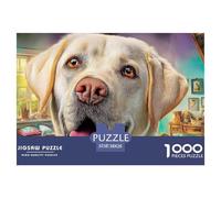 Labrador Retriever Puzzle para Adultos Un Imposible Rompecabezas De Alta Definición - El Regalo Original Y Sorprendente para Esta Navidad, Recomendado Desde 14 Años 38x26cm/1000pcs