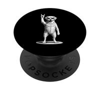 Labrador Retriever Rock Music Retro Vintage Perro Amante PopSockets PopGrip Adhesivo