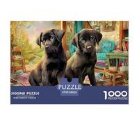 Labrador Retriever Rompecabezas para Adultos Un Desafío Imposible De Vibrantes Colores - Regalo Navideño Adultos Y para Niños A Partir De 14 Años 38x26cm/1000pcs