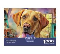 Labrador Retriever Rompecabezas para Adultos Una Obra De Arte Que Supone Un Gran Desafío Fascinará A Hombres Y Mujeres (A Partir De 14 Años) 52x38cm/1000pcs
