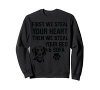 Labrador roba tu corazón roba tu cama y sofá calcetines Sudadera