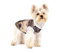 Labradores Cachorros Pequeños Golden Retriever,Camiseta de algodón sin Mangas para Mascotas, Chaleco Transpirable, Suave y elástico para Cachorros,S