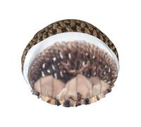 Labradores Cachorros Pequeños Golden Retriever,Gorro de ducha, gorro de noche, gorro de baño elástico impermeable de doble capa, reutilizable para el cabello.