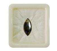 Labradorita natural de 55 quilates, piedra preciosa suelta calibrada, forma marquesa, cabujón, curación de chakras, piedra de nacimiento, signo del zodíaco Sagitario, de 4 quilates