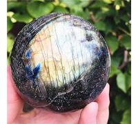 Labradorite Crystal Ball Labradorite Stone Glossy Crystal Ball Decoration Ornaments (Size : 7cm)