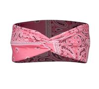 Labriciyon Diademas vintage rosas para mujer, diadema para el pelo, diadema para mujer, diadema con estampado de bandana, diadema elástica, accesorios para el cabello