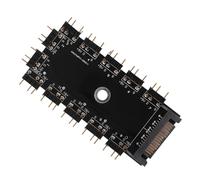 LABRIMP 1 Juego Hub RGB Profesional de Canales para Ventiladores de PC Controlador Argb Compacto y Compatible con Placas Base y Dispositivos RGB Gestión de Cables