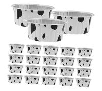 LABRIMP 1 Juego Unidades Moldes De Aluminio Para Tartaletas Y Pudines Resistentes Al Calor Para Horno Y Freidora De Aire Moldes Reutilizables Sin Tapa Para Cupcakes Y Pasteles 50 Piezas