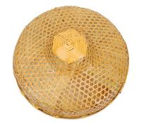 LABRIMP 1 Pieza Sombrero de Bambú Unisex con Protección Uv para Jardinería y Actividades Sombrero Accesorio Natural para Fotografía