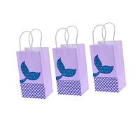 LABRIMP 10 Bolsas De Papel Con Forma De De Sirena Para Para Decoraciones De Fiestas De Cumpleaños De Niños Y Niñas 10 Unidades Por Paquete