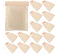 LABRIMP 100 Bolsas de Filtro de Té y Café de Papel Beige Desechables Mejor Filtración para Empaques Té Tarde