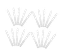 LABRIMP 100 Piezas DIY Clips para Cabello con Dientes Plásticos Transparente Animal Creativo para Niñas y Accesorios Manuales Ajustables para Bang Hair Grips y Alligator Hair Clips