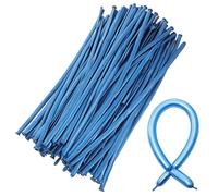 LABRIMP 100 Piezas Globos metálicos globo de modelado decoraciones de globo globos a granel globo para modelar globos de fiesta globos de modelado globo largo uniendo globos emulsión Azul
