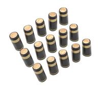 LABRIMP 100 Piezas Gorro De Natación Termorretráctil Vino Tapas De Botella Retráctiles Para Botellas Pequeñas Con Tapas Negro