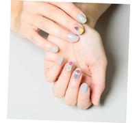 LABRIMP 12 cajas Cajas de Adornos para Manicura Arcilla Polimérica Colores de Rodajas Frutales Decorativas DIY Piezas Ligeras y Duraderas para Uñas Accesorios para Mujer