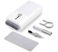 LABRIMP 2 Juegos Kit Limpieza Electrónica con Cepillo Multifunción Limpiador de Teclados Destapador de Teclas y Spray para Auriculares Ordenadores Portátiles y Monitores