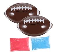 LABRIMP 2 Piezas de Revelación de Género de Rugby con Polvo para Fiesta de Revelación Niñas Accesorios Decorativos para Celebraciones