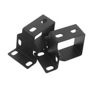 LABRIMP 2 Piezas Organizador de Cables y Protección contra Doblado de 7x4.5x5 Cm Canaletas Metálicas Negras con Diseño Modular para Rack de Red y Servidor en Gabinete