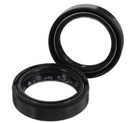 LABRIMP 2 Piezas Sello de Aceite Horquilla Delantera para Motocicleta 50cc-160cc, Amortiguador de Horquilla de Hierro Negro, Reduce Vibración y Mantiene Funcionalidad Óptima