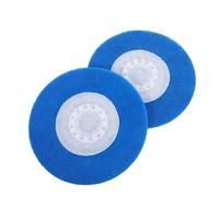 LABRIMP 2 Piezas Unidades Almohadillas de Microfibra para Fregona de Vapor Compatibles con Shark Reutilizables Fáciles de Colocar para Suelos de Madera Baldosa y Mármol