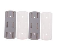 LABRIMP 2 Soporte Adhesivo para Enchufes de Pared sin Taladro de Organizador Fuerte y Estable para Regleta Compatible con Superficies Cerámica y Acero Inoxidable