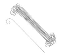 LABRIMP 20 Estacas de Hierro Gancho de Pastor para Jardín Exterior, Resistentes al Clima y Fáciles de Instalar, Ideales para Colgar Linternas y Señales Decorativas