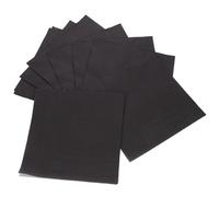 LABRIMP 20hojas Servilletas Negras Servilletas De Cóctel Desechables Pequeñas Negras Desechables De Fiesta Para Cóctel Fiesta Boda y Graduación