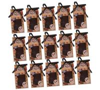 LABRIMP 20piezas Bolsas De Halloween Para Dulces De Funda Decorativa Ventana Para Snacks y Golosinas Abrigo De Fiesta De Fantasmas