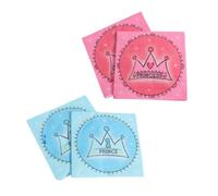 LABRIMP 20piezas Servilletas De Cumpleaños Para Bebés Diseño De Príncipe Azul Decoraciones Para Fiestas Infantiles Servilletas y Amigables La Piel Para Shower y Fiestas De Cumpleaños