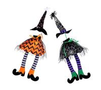 LABRIMP 2piezas Funda para Botella De Vino De Halloween Sombrero De Bruja y Envoltorio para Botella De Vino Festivo Decoraciones para Mesas Festivas