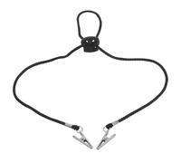 LABRIMP 3 Clips Ajustables Diseño Multifuncional en Poliéster y Hierro, Fáciles de Limpiar Mejor al Comer para Servilletas y Baberos de Adultos