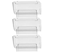 LABRIMP 3 Soportes apilables para Botellas, Organizador de Botellas de Agua, Vino y Bebidas, Estante de Almacenamiento de acrílico Transparente para armarios de Cocina, refrigeradores, encimeras,