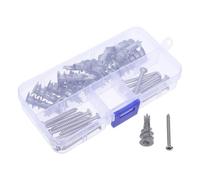 LABRIMP 30 Juegos Zinc Alloy Self Drilling Drywall Anchors Kit With Screws Heavy Duty Metal Expansion Wall Fixings For Concrete And Plasterboard Installation