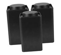 LABRIMP 3piezas Organizador De Té Contenedor Metálico Retro Para Almacenamiento De Té Suelto Recipiente Práctico Para Dulces Para Hogar y Oficina