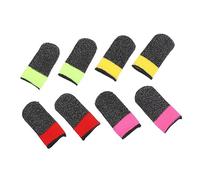 LABRIMP 4 Pares Fundas para Dedos Cubiertas Táctiles para Pulgares Antideslizantes y Transpirables para Gaming Dispositivos Móviles