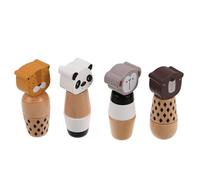 LABRIMP 4 Piezas Construcción Montessori para Pequeños de Animales con Tornillos para Desarrollo Motriz Juguetes Sensoriales Educativos para Preescolar y Aula