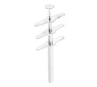 LABRIMP 4 Piezas Perforadora de Tapones de Goma para Laboratorio, Herramienta Manual de Hierro para Perforación Precisa en Tubos de Ensayo, Uso en Experimentos Escolares, Juego